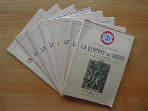 1914. Histoire illustrée de la guerre du droint. Fascicule no.2 - Fascicule no.9. 8 Lieferungen.