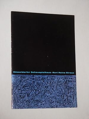 Bild des Verkufers fr Monatsheft des Dsseldorfer Schauspielhauses II, 1965/66 (Oktober 1965). Programmheft DER LGNER UND DIE NONNE von Goetz. Insz.: Hannes Tannert, Ausstattung: Ita Maximowna. Mit Manfred Paethe, Heinz Hermann Bernstein, Wolfgang Arps, Gerda Maurus, Christiane Hammacher, Hermann Weisse, Ulla Binder, Wolfgang Arps, Otto Griess, Annemarie Loehmke, Waldemar Schtz zum Verkauf von Fast alles Theater! Antiquariat fr die darstellenden Knste