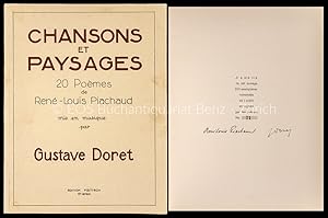 Chansons et paysages. 20 poèmes de René-Louis Piachaud mis en musique par Gustave Doret.