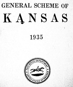 General Scheme Of / Kansas /./ December 10, 1935 // United States Post Office Department /./ Rail...