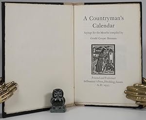 Seller image for A Countryman's Calendar. Sayings for the Months compiled by Gerald Cooper Bateman. for sale by West Coast Rare Books