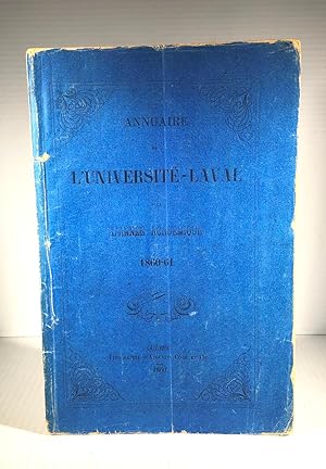 Imagen del vendedor de Annuaire de l'Universit Laval pour l'anne acadmique 1860-1861 a la venta por DACART Livres rares & manuscrits (ALAC)