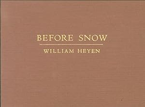 Seller image for Before Snow (poem, Christmas 1983) for sale by Eureka Books