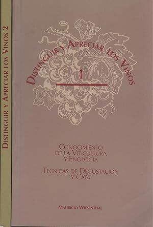 Imagen del vendedor de DISTINGUIR Y APRECIAR LOS VINOS. TOMO 1: CONOCIMIENTO DE LA VITICULTURA Y ENOLOGA. TCNICAS DE DEGUSTACIN Y CATA y TOMO 2: SERVICIO Y PROTOCOLO. GUA DEL CONSUMO. DICCIONARIO PRCTICO DEL VINO a la venta por Librera Hijazo