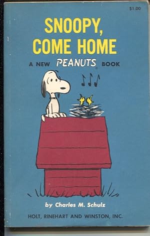 Seller image for Snoopy, Come Home 1967-Charles Schulz art-reprints Peanuts daily strips-VG/FN for sale by DTA Collectibles