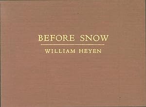 Seller image for Before Snow (poem, Christmas 1983) for sale by Eureka Books
