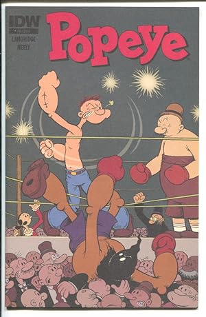 Imagen del vendedor de Popeye #3 2012-IDW-boxing cover-Sea Hag-Wimpy-Olive Oyl-VF/NM a la venta por DTA Collectibles