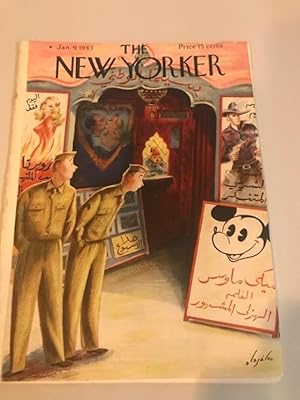 Seller image for NEW YORKER JAN. 9, 1943' W/ 'ALAJALOV' COVER for sale by Abound Book Company