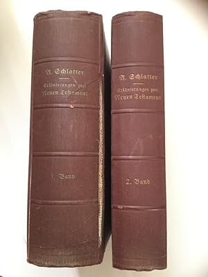 Erläuterungen zum Neuen Testament. 1. Bd.: Die Evangelien und die Apostelgeschichten. 2. Bd.: Die...