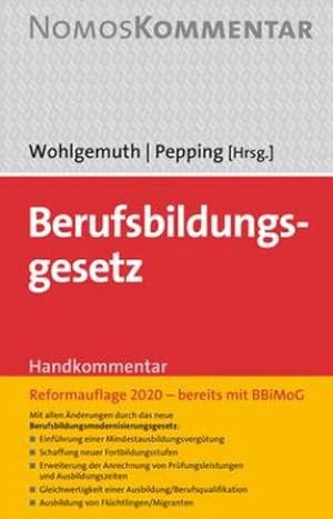 Immagine del venditore per Berufsbildungsgesetz venduto da BuchWeltWeit Ludwig Meier e.K.
