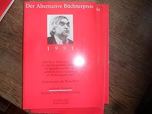 Bild des Verkufers fr Der Alternative Bchnerpreis 1991 : Gerhard Zwerenz. zum Verkauf von Antiquariat Floeder