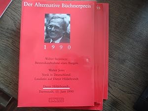 Bild des Verkufers fr Der Alternative Bchnerpreis 1990. Dieter Hildebrandt. zum Verkauf von Antiquariat Floeder