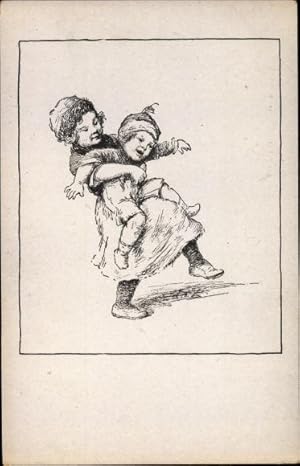 Künstler Ansichtskarte / Postkarte Zumbiusch, L. v., Kinder