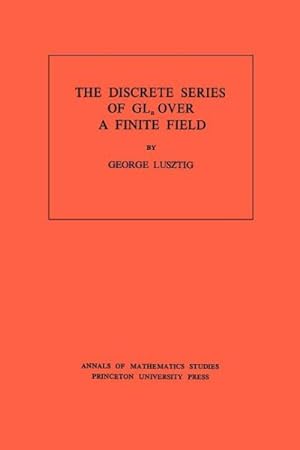 Seller image for Discrete Series of Gl over a Finite Field for sale by GreatBookPrices