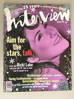 Andy Warhol's Interview January 1994