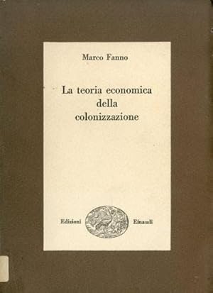 Imagen del vendedor de La teoria economica della colonizzazione. a la venta por LIBET - Libreria del Riacquisto