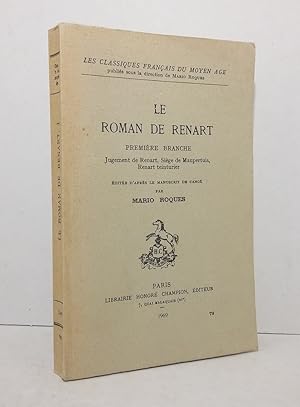 Bild des Verkufers fr Le Roman de Renart - Premire branche. zum Verkauf von Librairie KOEGUI