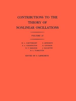 Bild des Verkufers fr Contributions to the Theory of Nonlinear Oscillations zum Verkauf von GreatBookPrices