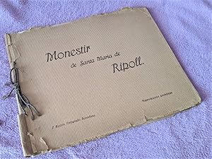 ALBUM MONESTIR DE SANTA MARIA DE RIPOLL, LUCIEN ROISIN BESNARD 1929