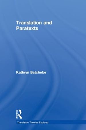 Seller image for Translation and Paratexts for sale by GreatBookPrices