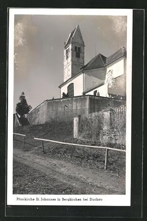 Schöne Postkarte Ansichtskarte Brennberg Pfarrkirche St Rupert Burgruine 
