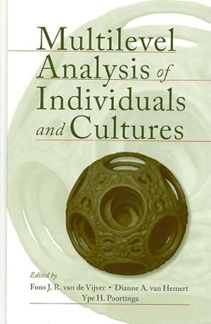 Bild des Verkufers fr Multilevel Analysis of Individuals and Cultures zum Verkauf von GreatBookPrices