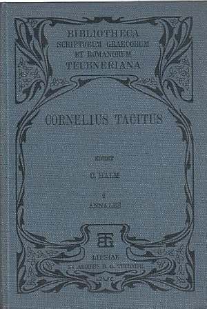 Cornelii Taciti libri qui supersunt. 1. Libri ab excessu divi Augusti continens / Cornelius Tacit...