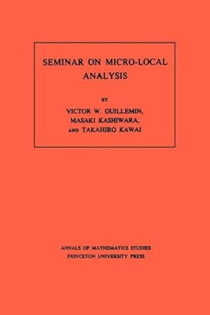 Seller image for Seminar on Micro Local Analysis for sale by GreatBookPrices