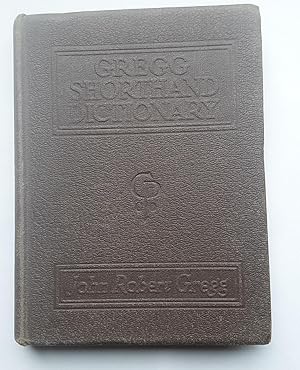 Seller image for Gregg Shorthand Dictionary for sale by Grandma Betty's Books