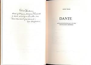 Dante, mit Widmung des Verfassers auf Vortitel, ;Menschenschicksale in der Göttlichen Komödie