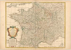 "Carte de France Dressee pour l'Usage du Roy, en Avril 1721.",