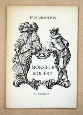 Bild des Verkufers fr Monsieur Molire!. zum Verkauf von antiquariat peter petrej - Bibliopolium AG