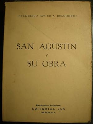 Seller image for San Agustn y su obra for sale by Librera Antonio Azorn