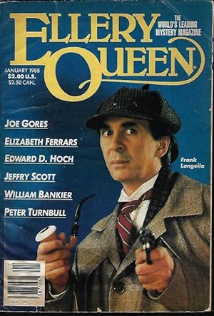 Seller image for ELLERY QUEEN Mystery Magazine: January, Jan. 1988 for sale by Books from the Crypt