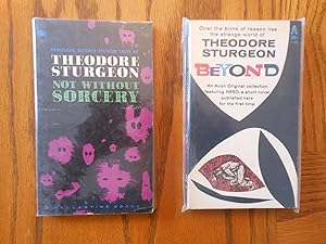 Collectible Two (2) Book Theodore Sturgeon Paperback Lot, including: Beyond, and; Not Without Sor...
