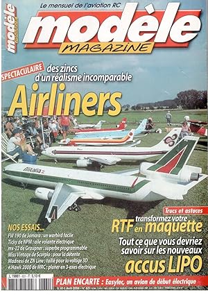Imagen del vendedor de Modle magazine n631, avril 2004 - Des zincs d'un ralisme incomparable Airliners a la venta por LibrairieLaLettre2