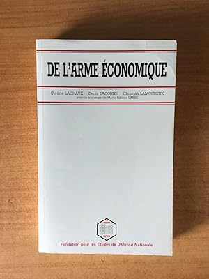 Immagine del venditore per DE L'ARME ECONOMIQUE venduto da KEMOLA