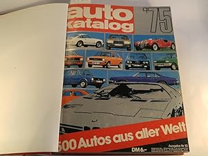 6 Ausgaben, Auto Katalog 1975 bis 1980, gebunden