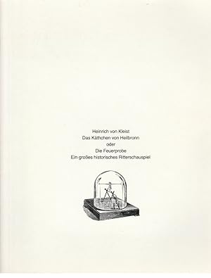 Image du vendeur pour Programmheft Kleist DAS KTHCHEN VON HEILBRONN Premiere 6. Oktober 1979 Spielzeit 1979 / 80 mis en vente par Programmhefte24 Schauspiel und Musiktheater der letzten 150 Jahre