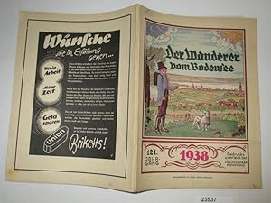 Bild des Verkufers fr Der Wanderer vom Bodensee - Universaler Haus- und Lesekalender fr das Jahr 1938 - 121. Jahrgang zum Verkauf von Versandhandel fr Sammler