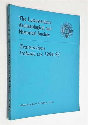 Transactions Vol. LIX 1984-5