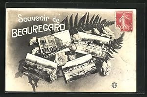 Carte postale Beauregard, Rue du Pont, Vue generale, vue panoramique