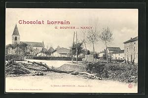 Carte postale Saint-Jean-sur-Reyssouze, Entree du Pays