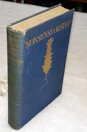 Bild des Verkufers fr Nonsenseorship: Sundry Observations Concerning Prohibitions, Inhibitions and Illegalities zum Verkauf von Lloyd Zimmer, Books and Maps