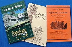 THE EPHRATA CLOISTER - THREE SOFTCOVER PUBLICATIONS