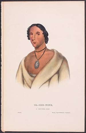 Bild des Verkufers fr Pa-She-Nine, A Chippewa Chief zum Verkauf von Trillium Antique Prints & Rare Books