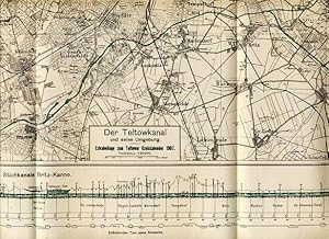 Der Teltowkanal und seine Umgebung. Verh. 1: 60 000. Extrabeilage zum Teltower Kreiskalender 1907...