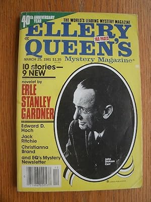 Seller image for Ellery Queen's Mystery Magazine March 25, 1981 for sale by Scene of the Crime, ABAC, IOBA