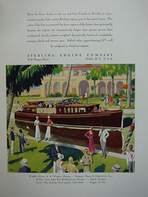 STERLING ENGINE COMPANY AD - FORTUNE 1932