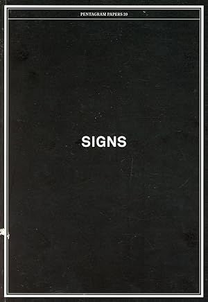 Imagen del vendedor de Signs: Pentagram Papers No.39 a la venta por Bagatelle Books